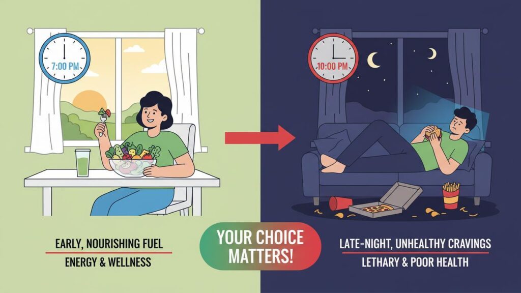 Dinner After 9 PM Ups Stroke Risk by 28%; Indian Doctors Share a Simple Sundown Rule for Fat Loss