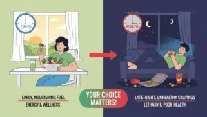 Dinner After 9 PM Ups Stroke Risk by 28%; Indian Doctors Share a Simple Sundown Rule for Fat Loss